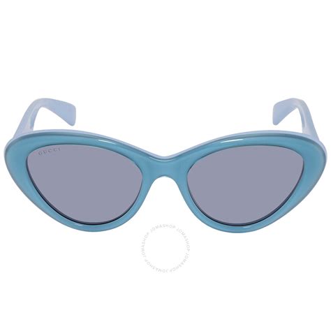 gucci blue cat eye sunglasses|best designer cat eye sunglasses.